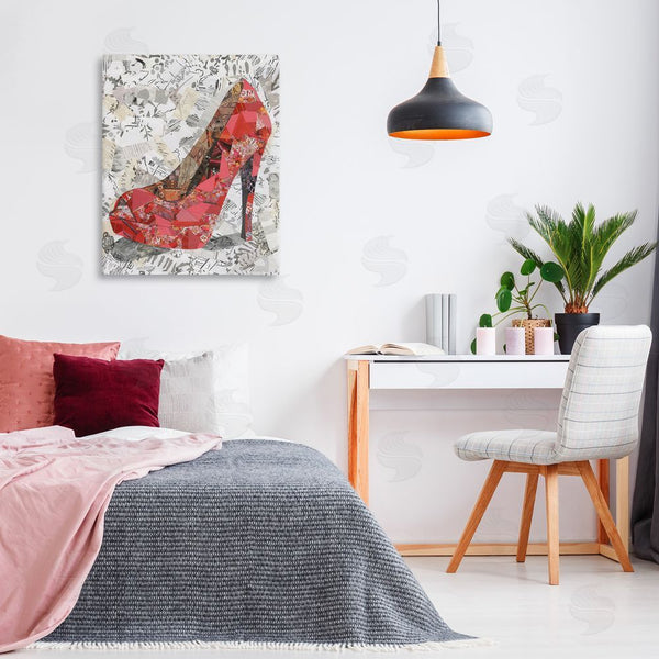 Stupell Industries Coco Good | Eclectic Glam Heel Wall Art