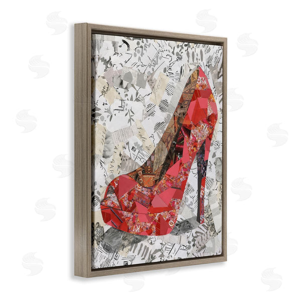 Stupell Industries Coco Good | Eclectic Glam Heel Wall Art