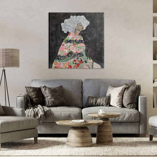 Stupell Industries Coco Good | Floral Dress Woman Wall Art
