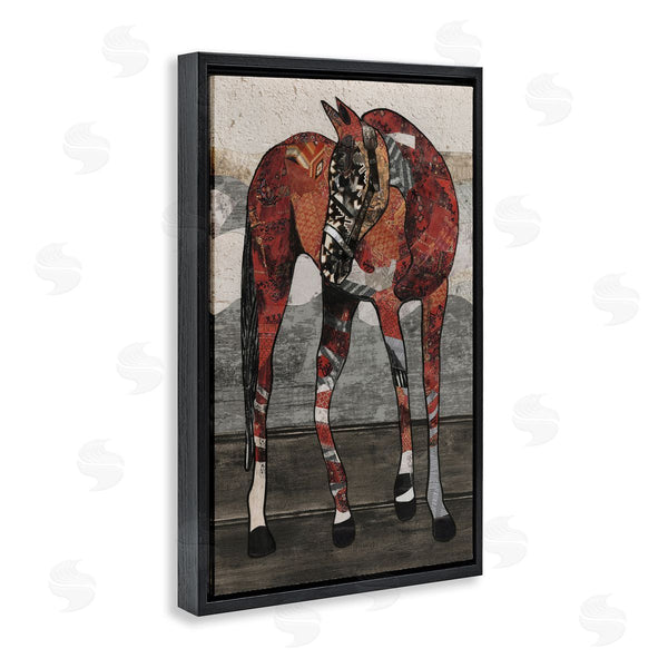 Stupell Industries Coco Good | Horse With Geometric Patterns Wall Art