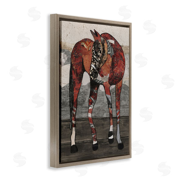 Stupell Industries Coco Good | Horse With Geometric Patterns Wall Art