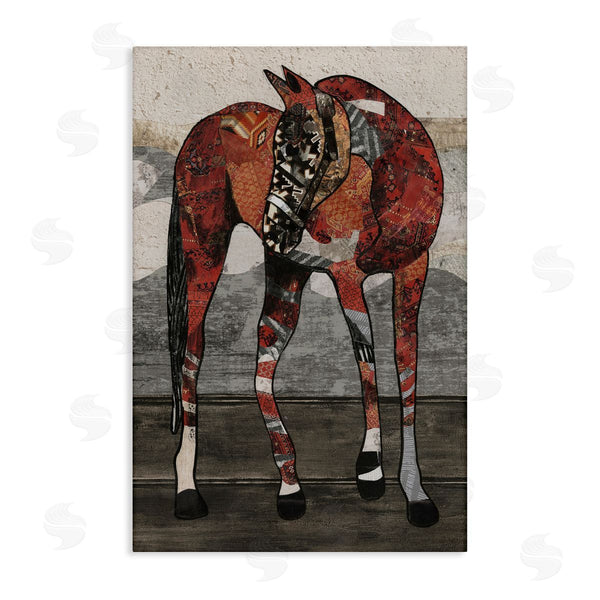 stupell industries Coco Good | Horse with Geometric Patterns Wall Art
