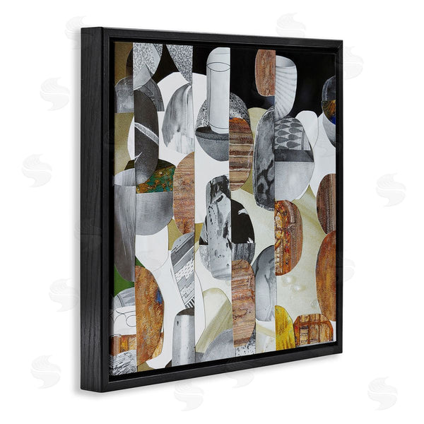 Stupell Industries Coco Good | Nubian Sundance Abstract Shapes Collage Wall Art
