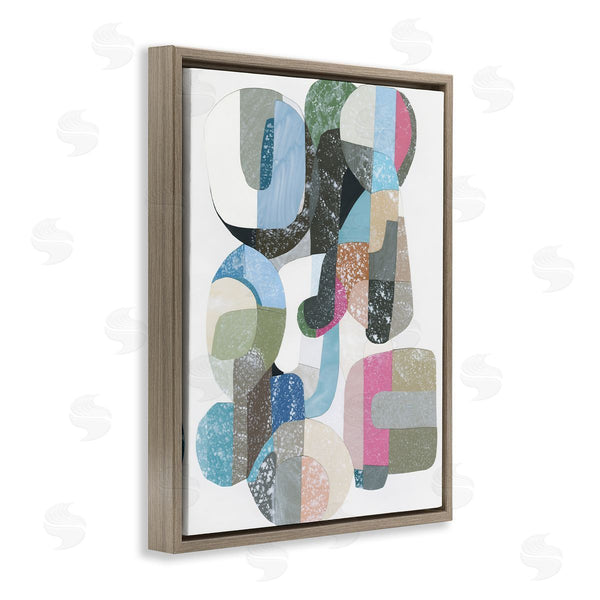 Stupell Industries Coco Good | Pastel Shapes Intertwined