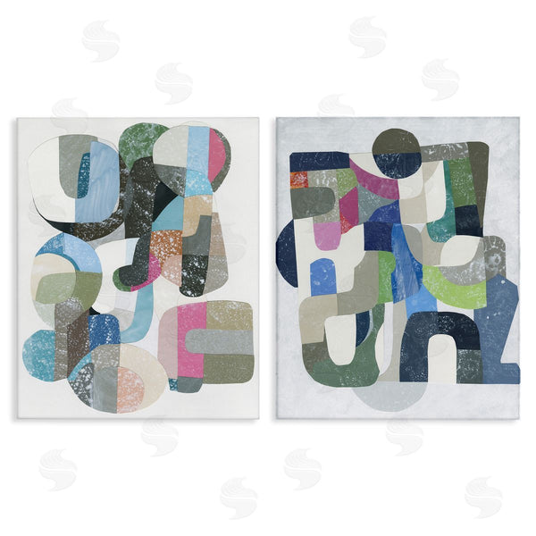 stupell industries Coco Good | Retro Pastel Geometrics