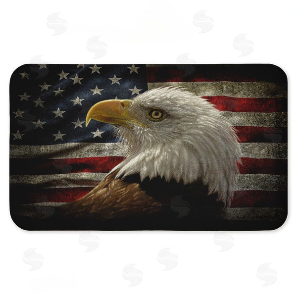 stupell industries Collin Bogle | Bald Eagle Portrait Anti-Fatigue Mat