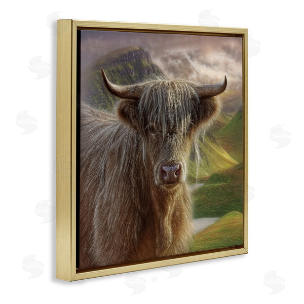 Stupell Industries Collin Bogle | Butterscotch Highland Cow