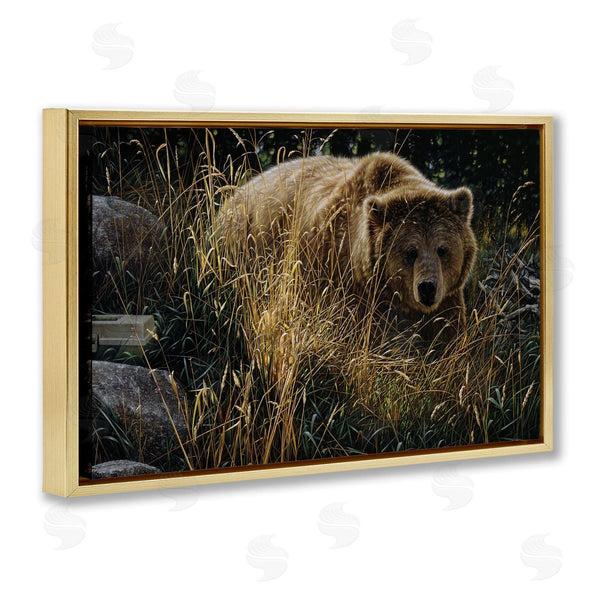 Stupell Industries Collin Bogle | Crossing Paths Grizzly Bear
