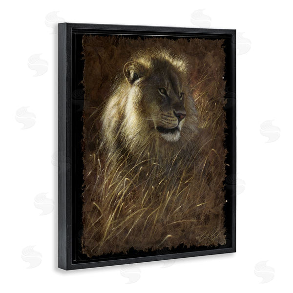 Stupell Industries Collin Bogle | Lion On Rustic Bark