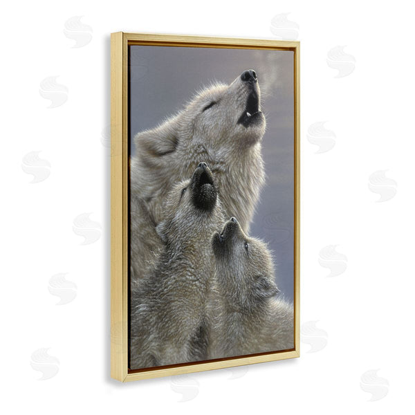 Stupell Industries Collin Bogle | Singing Lessons White Wolves