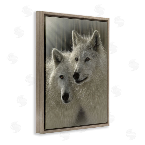 Stupell Industries Collin Bogle | Sunlit Soulmates Wolves