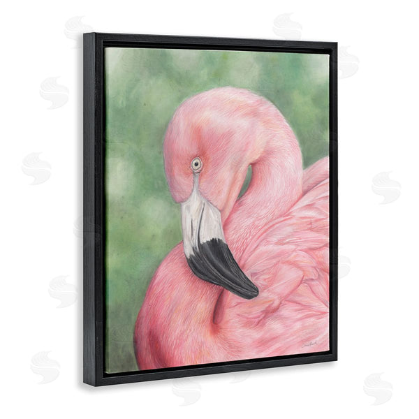 Stupell Industries Connie Resch | Blushing Flamingo Visage