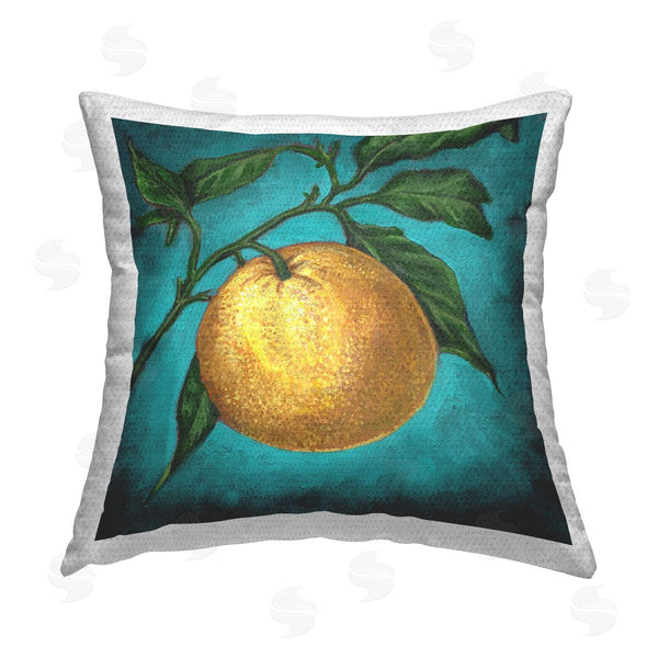 Stupell Industries Connie Resch | Citrus Fruit On Branch Printed Throw Pillow