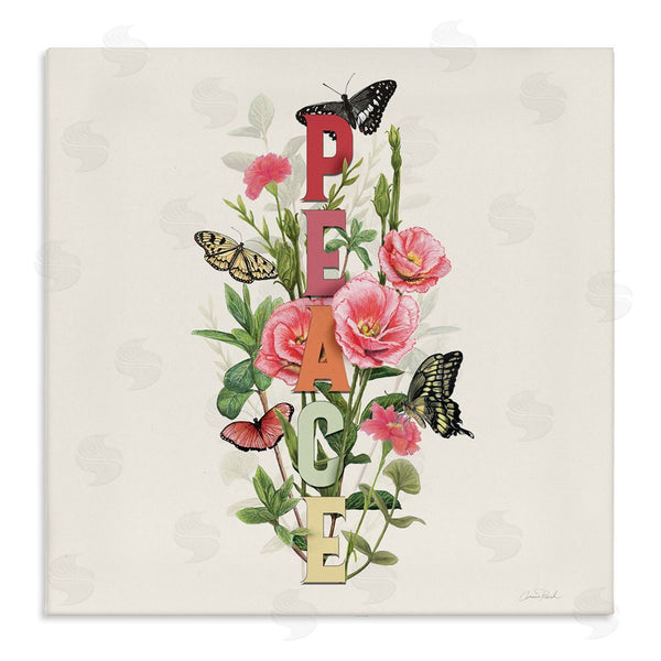 stupell industries Connie Resch | Peace with Butterflies Wall Art