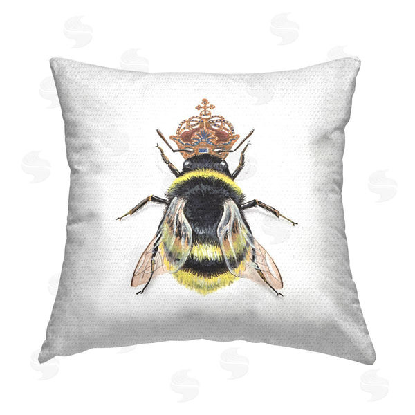 Stupell Industries Connie Resch | Queen Bee With Crown Printed Throw Pillow