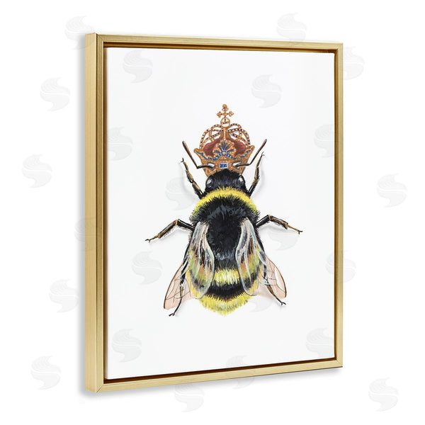 Stupell Industries Connie Resch | Queen Bee With Crown Wall Art