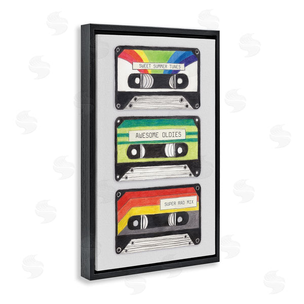 Stupell Industries Connie Resch | Retro Cassette Tapes