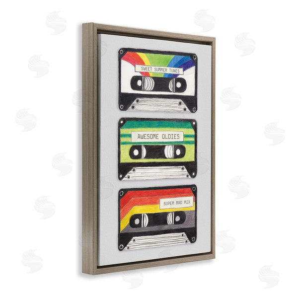 Stupell Industries Connie Resch | Retro Cassette Tapes