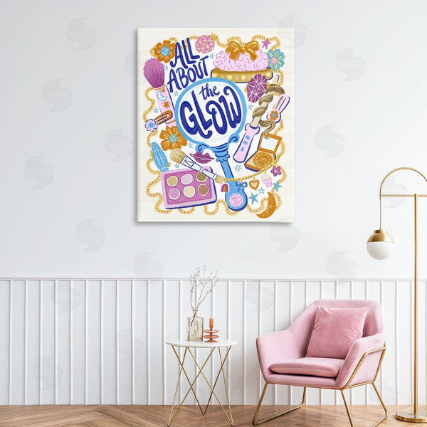 Stupell Industries Connie Summers | All About The Glow Makeup Wall Art