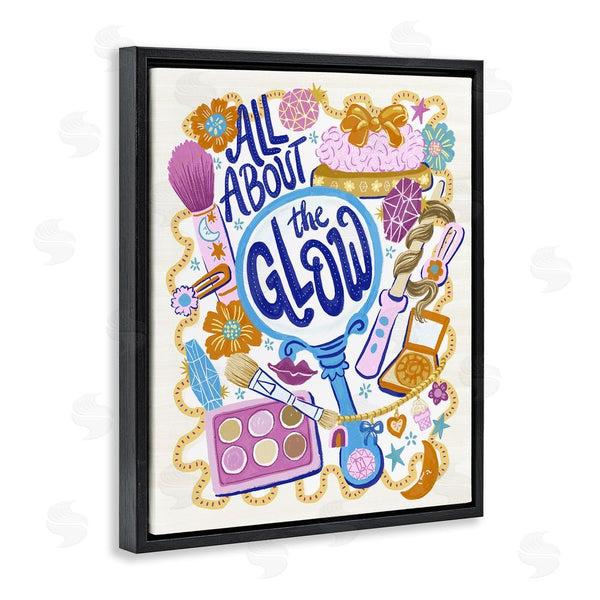 Stupell Industries Connie Summers | All About The Glow Makeup Wall Art