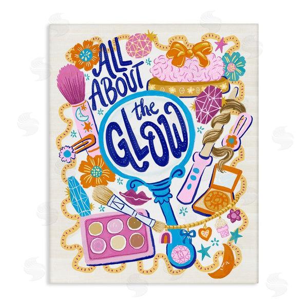 stupell industries Connie Summers | All About The Glow Makeup Wall Art