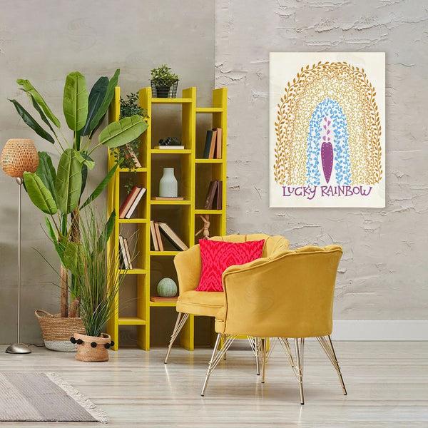 Stupell Industries Connie Summers | Boho Lucky Rainbow Wall Art