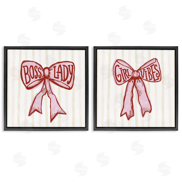 Stupell Industries Connie Summers | Boss Lady Girl Vibes Ribbons