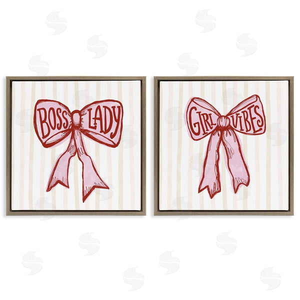Stupell Industries Connie Summers | Boss Lady Girl Vibes Ribbons