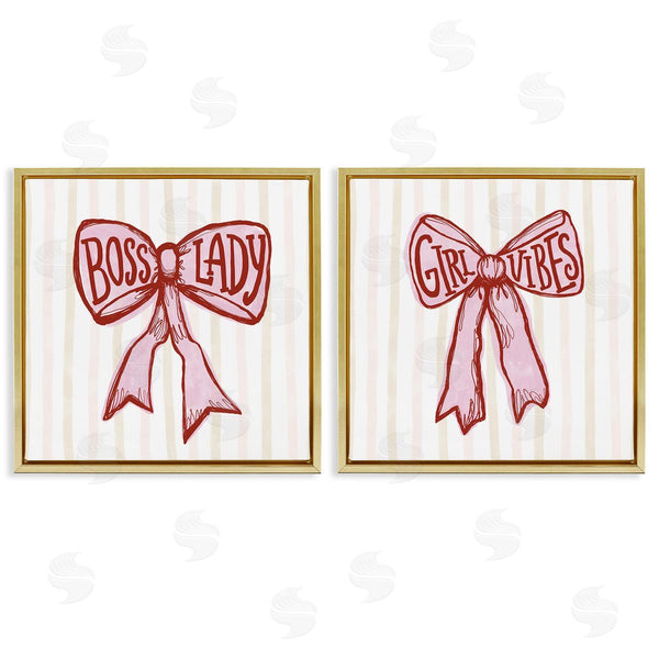 Stupell Industries Connie Summers | Boss Lady Girl Vibes Ribbons