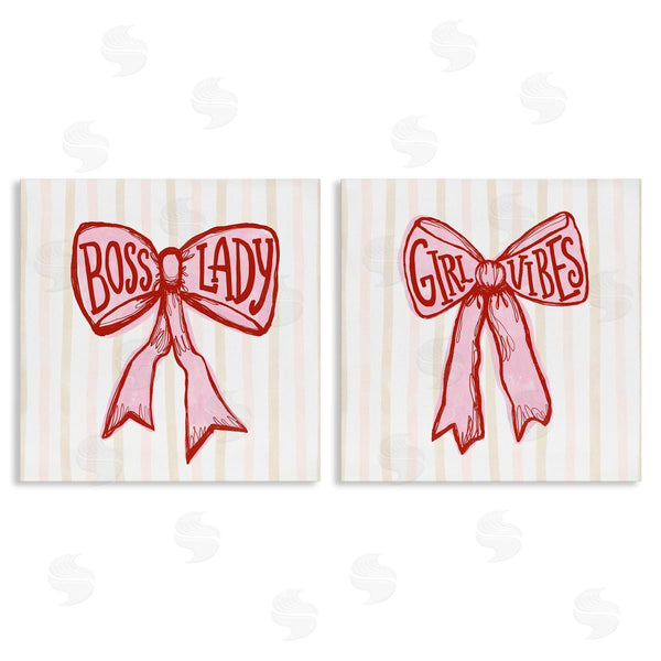 stupell industries Connie Summers | Boss Lady Girl Vibes Ribbons
