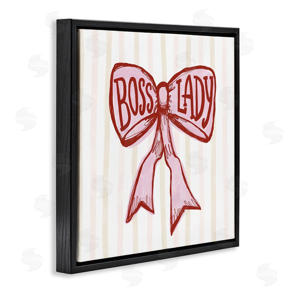 Stupell Industries Connie Summers | Boss Lady Pink Bow