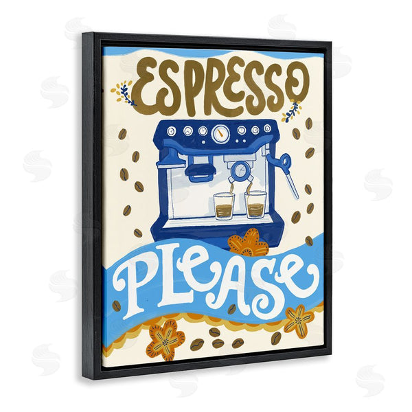 Stupell Industries Connie Summers | Espresso Please Whimsical Beans Wall Art