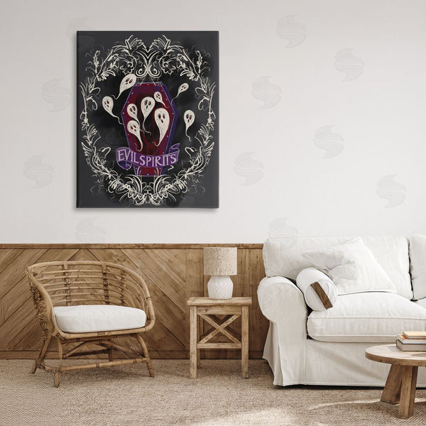 Stupell Industries Connie Summers | Evil Spirits Ghosts Wall Art