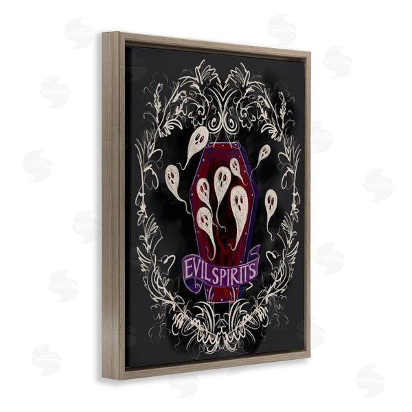 Stupell Industries Connie Summers | Evil Spirits Ghosts Wall Art