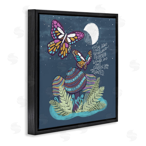 Stupell Industries Connie Summers | Fly Like Precious Butterfly Wings