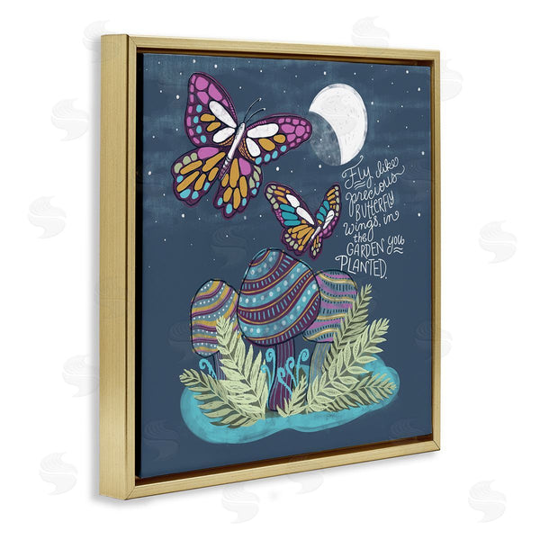 Stupell Industries Connie Summers | Fly Like Precious Butterfly Wings