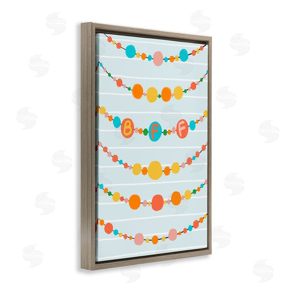 Stupell Industries Connie Summers | Friendship Beads BFF Wall Art