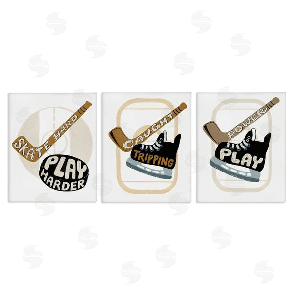 stupell industries Connie Summers | Fun Hockey Sports Phrases Wall Art