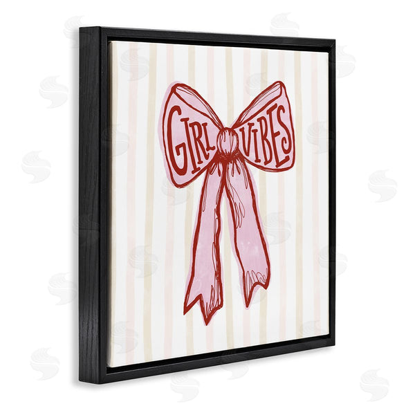 Stupell Industries Connie Summers | Girl Vibes Pink Bow