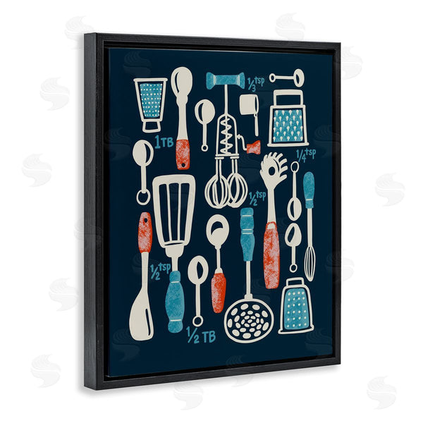 Stupell Industries Connie Summers | Kitchen Measurement Utensils