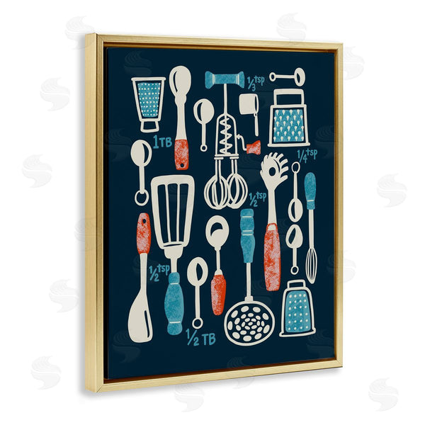Stupell Industries Connie Summers | Kitchen Measurement Utensils