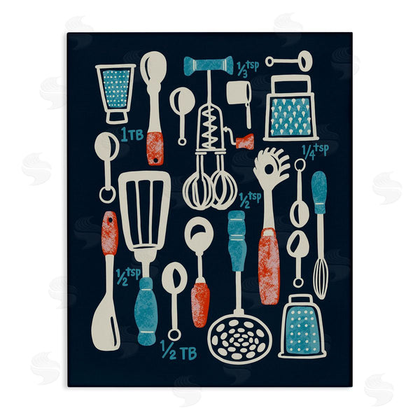 stupell industries Connie Summers | Kitchen Measurement Utensils