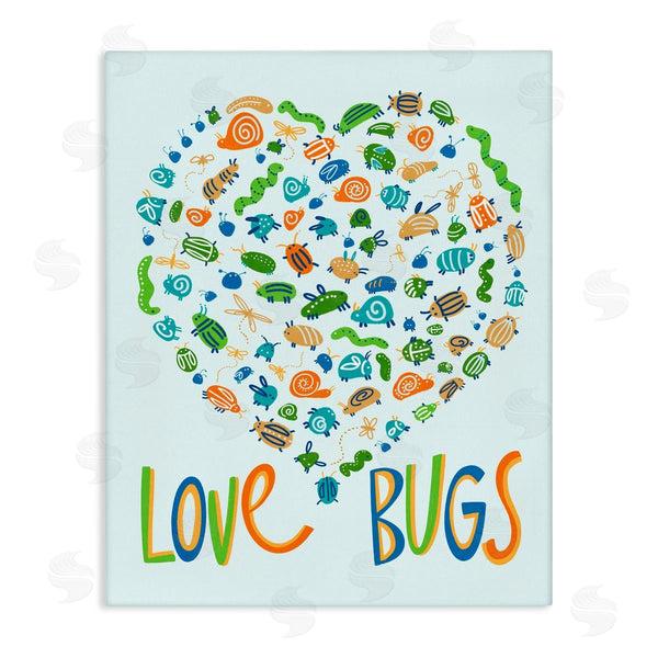 stupell industries Connie Summers | Love Bugs Heart Shape Wall Art