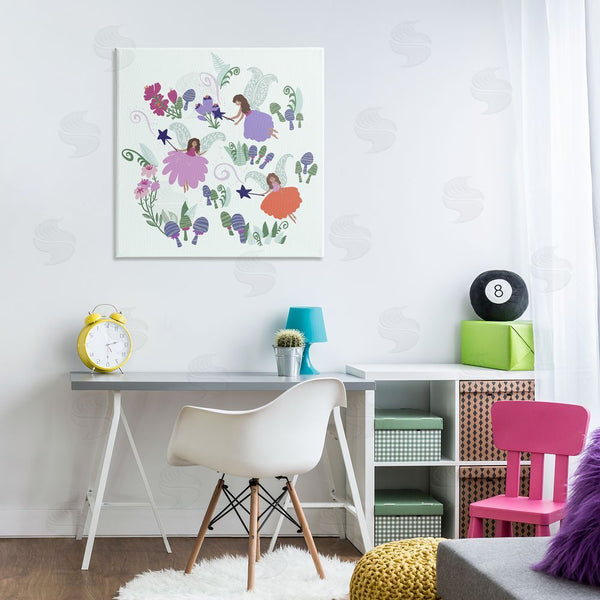 Stupell Industries Connie Summers | Mystical Fairies & Botanicals Wall Art