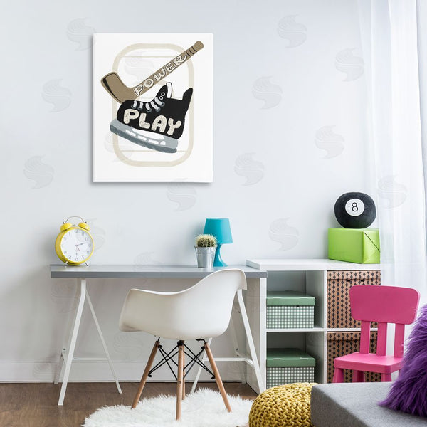 Stupell Industries Connie Summers | Power Play Hockey Wall Art