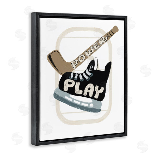 Stupell Industries Connie Summers | Power Play Hockey Wall Art