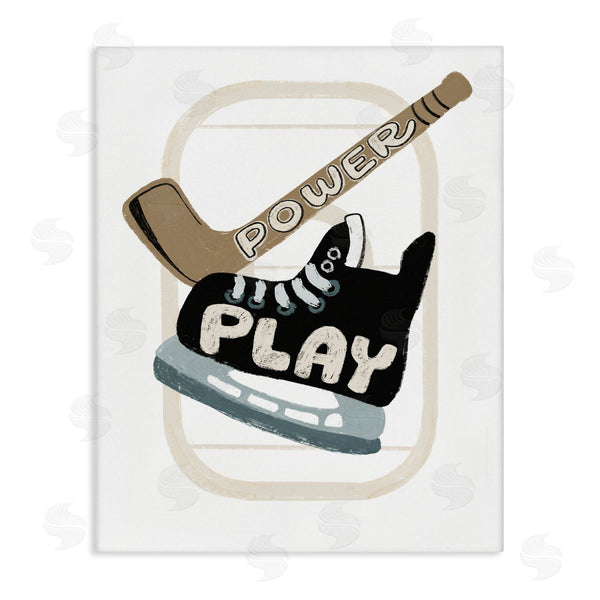 stupell industries Connie Summers | Power Play Hockey Wall Art
