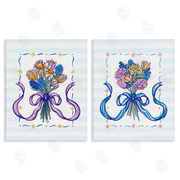 stupell industries Connie Summers | Ribboned Spring Flower Bundle Wall Art