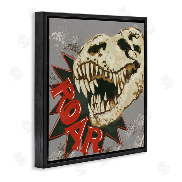 Stupell Industries Connie Summers | Roar Dinosaur Skull Wall Art