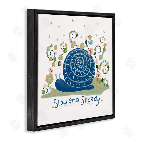 Stupell Industries Connie Summers | Slow And Steady Snail Wall Art